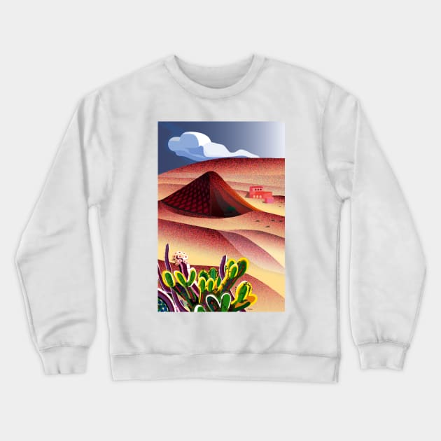 Desert Edge Crewneck Sweatshirt by charker